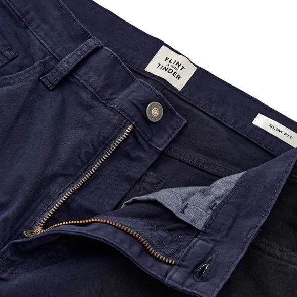 Flint and Tinder Pants Men's Size 31 x 30 Dark Navy 365 5-Pocket Pant Huckberry - Picture 6 of 15